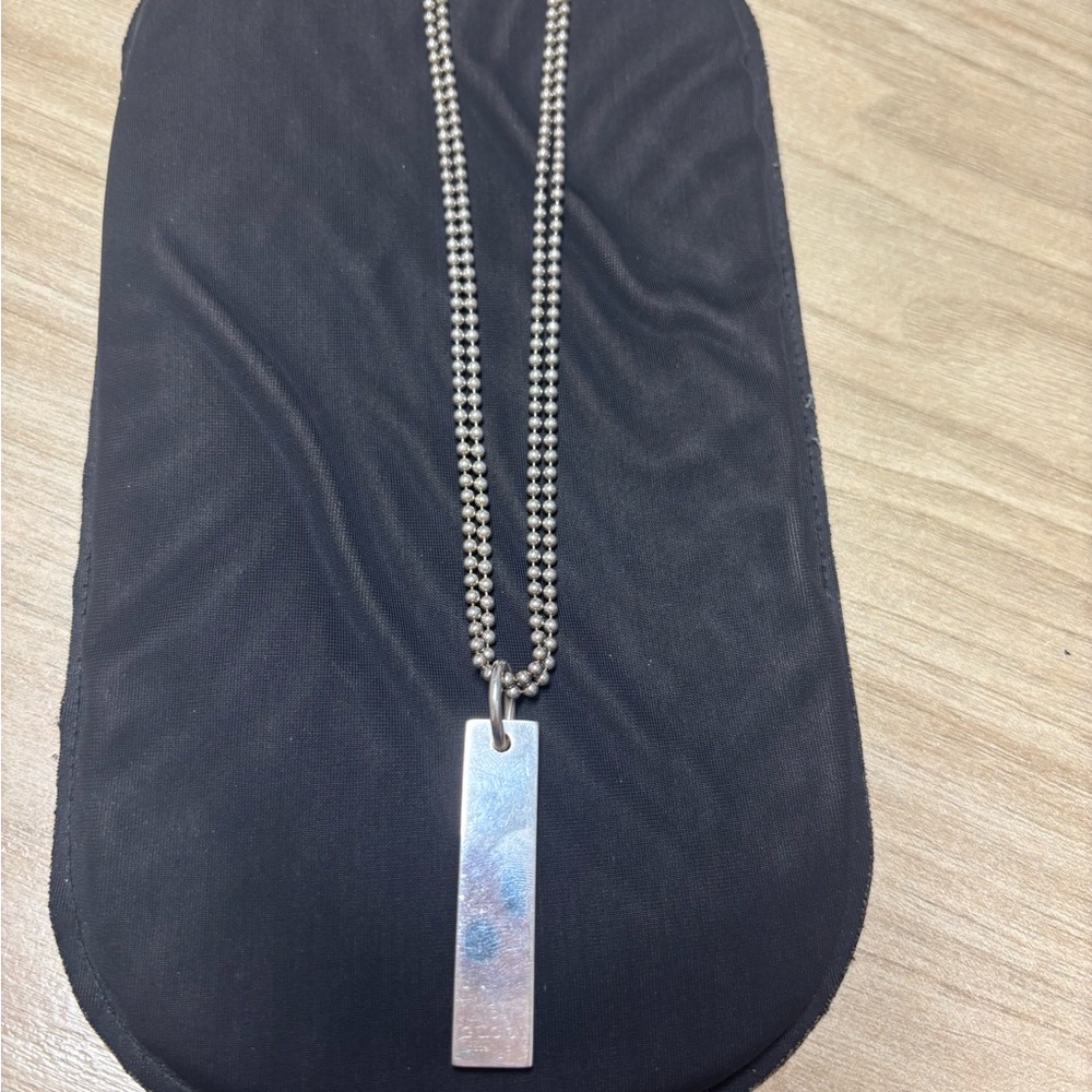Gucci Silver Necklace Collection Modern Minimalist Design (Vintage) - Picture 4 of 6
